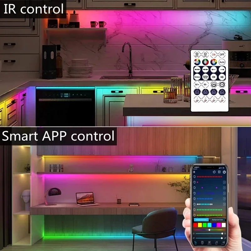 Smart RGBIC LED Strip – App Steuerung & Musikmodus – Bild 5