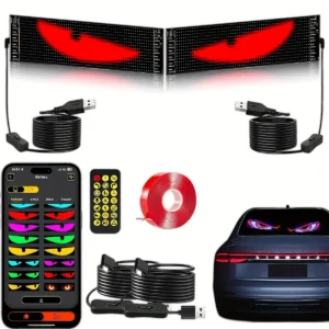 LED Matrix Pixel Panel – Programmierbare Auto-LED Anzeige mit App-Steuerung & Animationen